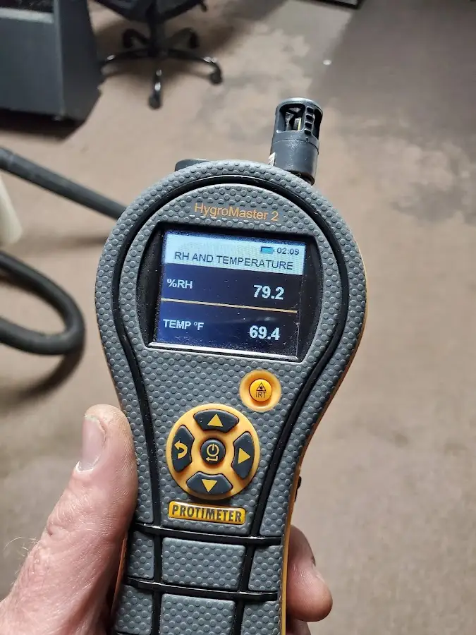 Moisture meter humidity assessment for Mold Remediation & Removal in West Bradford